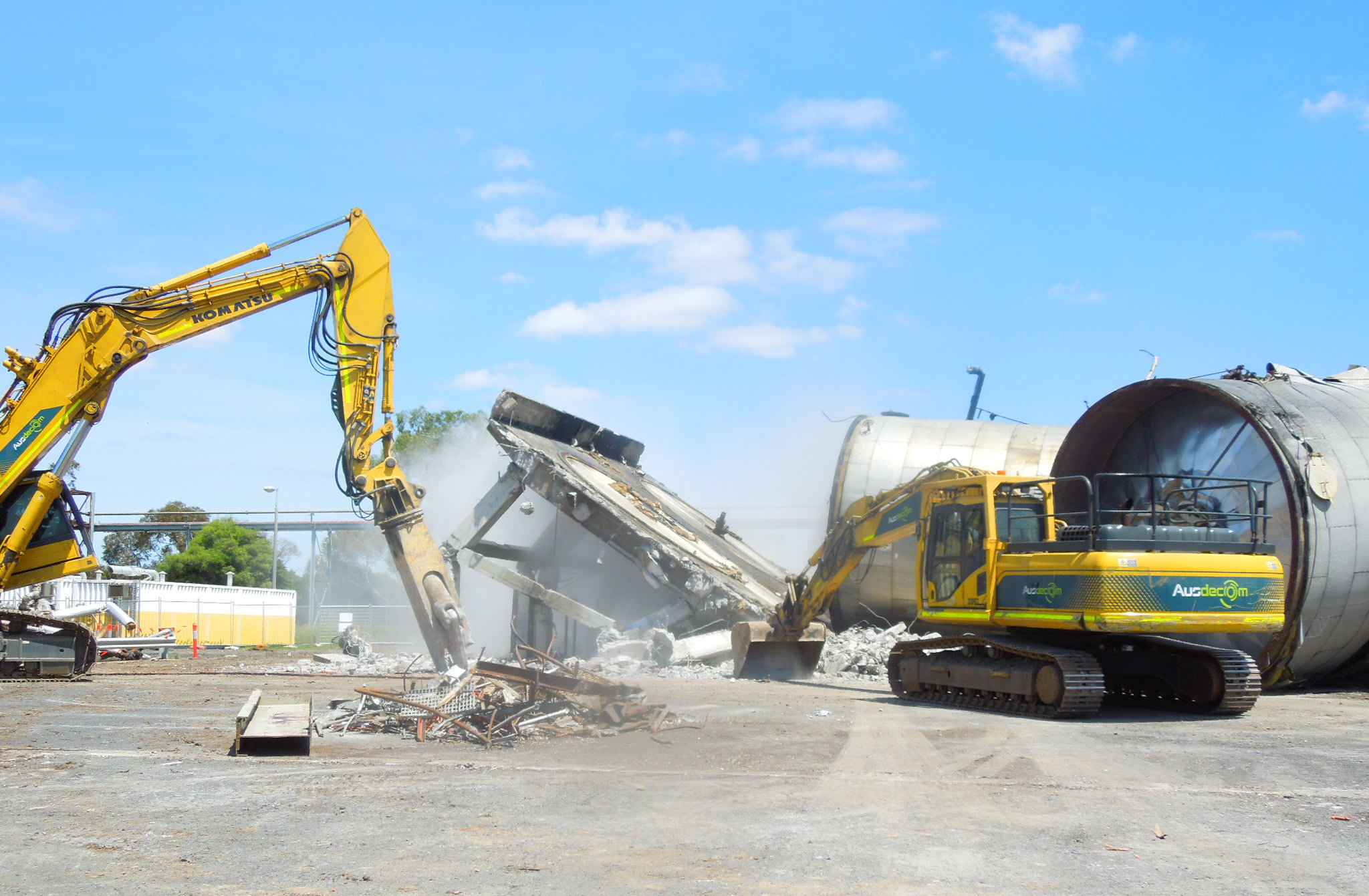 Ausdecom Viva Energy Geelong VIC Refinery Demolition