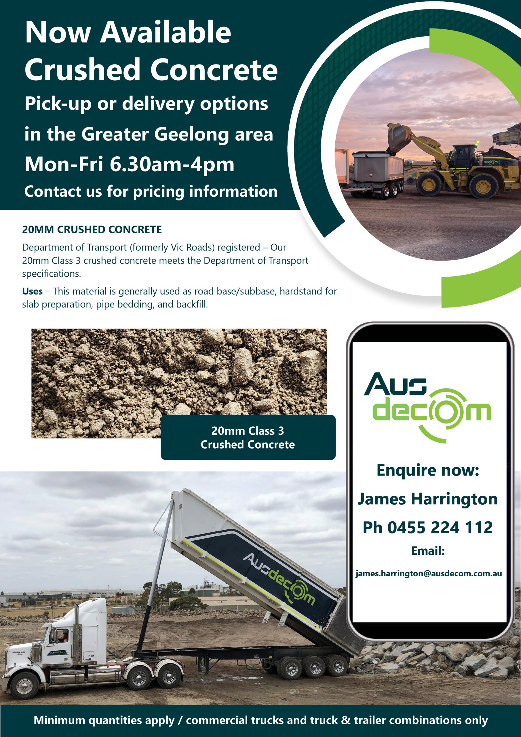 http://Ausdecom%20Crushed%20Concrete%20Geelong