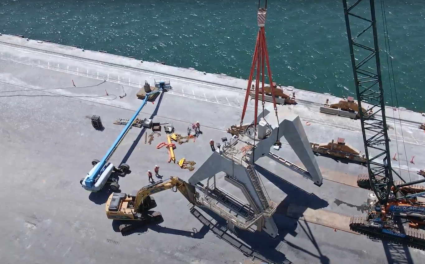 Crane Dismantle & Redundant Hopper Demolition Geelong Port